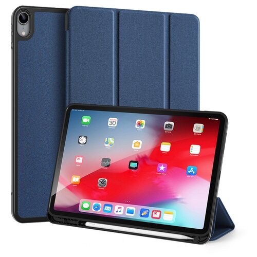 Чехол книжка для Apple iPad Air 10.9" 2020 Dux Ducis Domo Series Midnight Blue