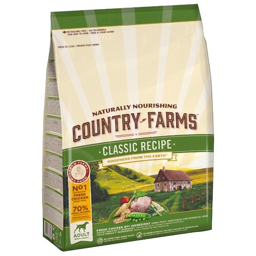 фото Сухой корм для собак Country Farms курица 2.5 кг