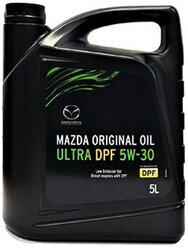 Синтетическое моторное масло Mazda Original Oil Ultra DPF 5W-30, 5 л