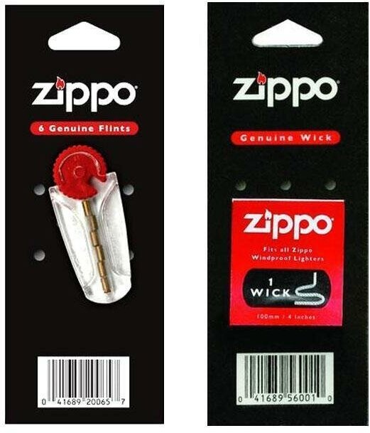 Кремни + фитиль для зажигалок Zippo, США - фотография № 1