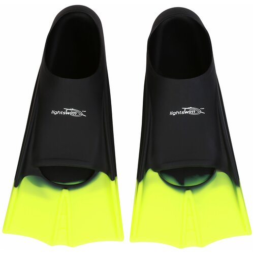 Ласты для плавания детские Training fins Light Swim LSF11 (CH) Чёрный/Жёлтый, р. 30-33