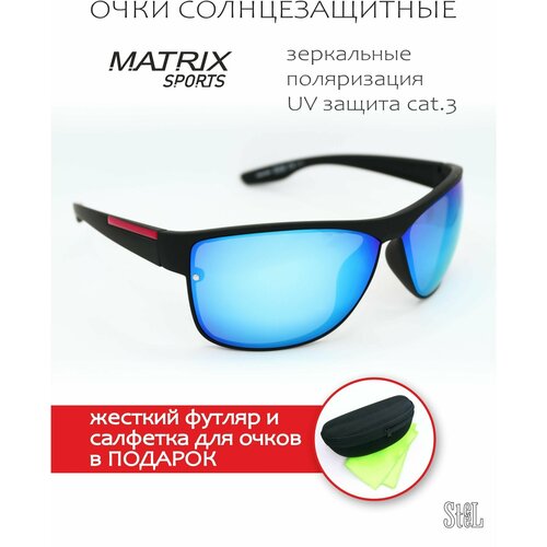 фото Солнцезащитные очки matrix, серый, синий