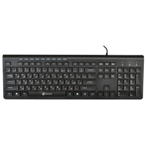 фото Клавиатура OKLICK 480M Multimedia Keyboard Black USB