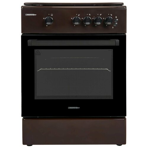 Газовая плита LebenHoff T6401G-02 6060 коричневая 60 см газ-контроль духовки подсветка электроподжиг стола и духовки 1947300₽