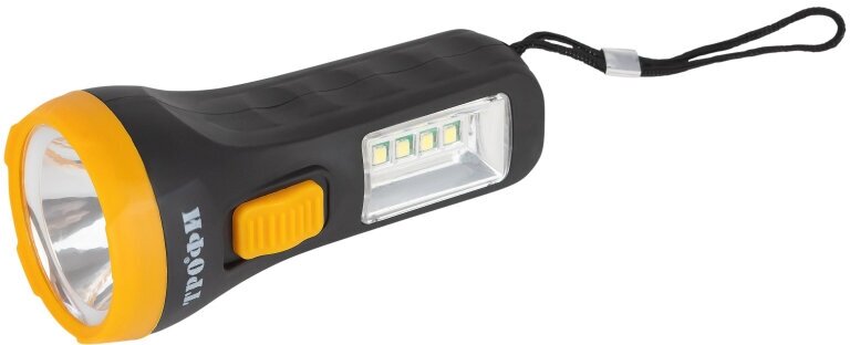 Фонарь ручной Трофи UB-101 1Вт 1 SMD+4 LED 1хAA Б0054034 1579055