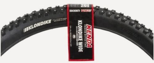 Изображение товара Покрышка велосипедная Kenda зимняя шипованная KLONDIKE WIDE 27.5 " х 2.10 (54-584) K1013 368 шипов /4ряда 1304г 30TPI