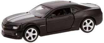 Машинка Пламенный мотор Chevrolet Camaro (870296) 1:43, 11 см, черный