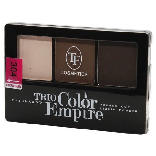 TF Cosmetics Палетка теней Trio Color Empire, 11 г triumpf помада cz 23 nude color тон 508 soft petal нежный лепесток