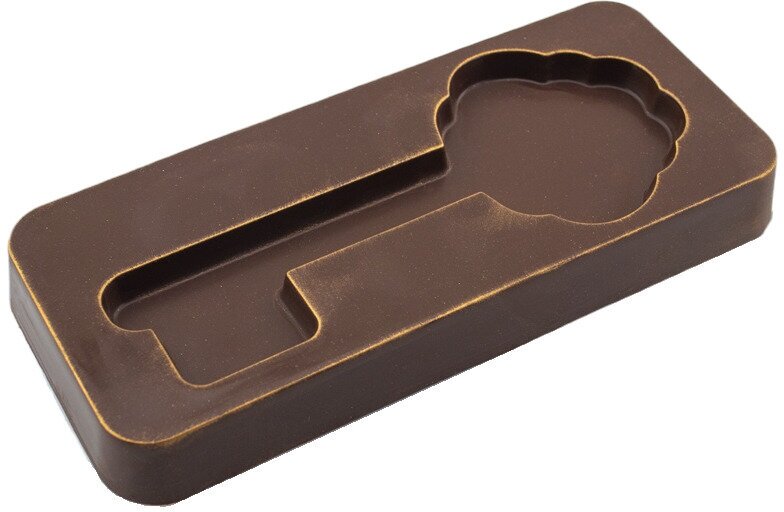 Подарочная шоколадная плитка Frade/Фраде - Подставка под Ключ (вес-174г) (темный)