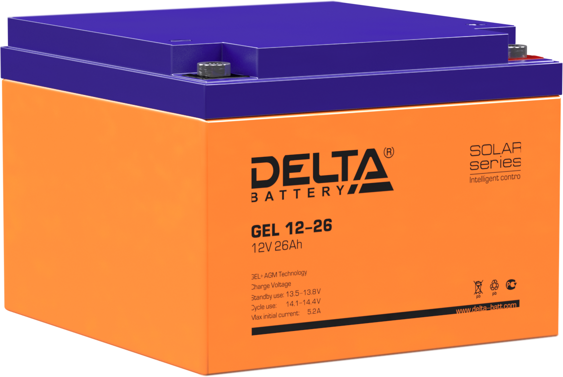 Аккумулятор Delta GEL 12-26