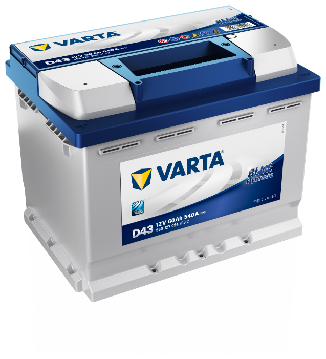 Автомобильный аккумулятор VARTA Blue Dynamic D43 (560 127 054)