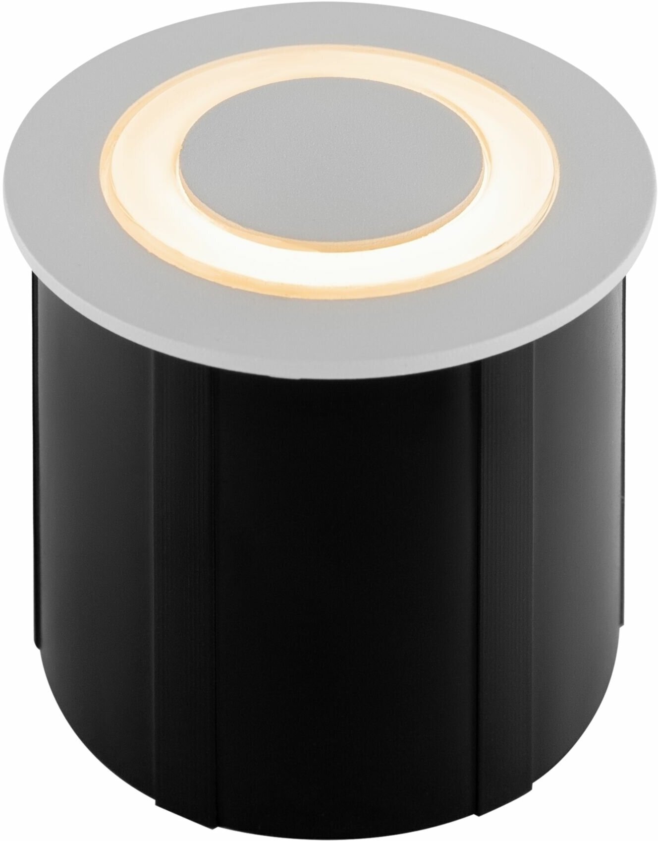 Уличный встраиваемый светильник Biscotti O037-L3W3K_MY LED 3 Вт металл черный