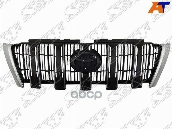 Решетка Радиатора Toyota Land Cruiser Prado 150 13-17 Черная Sat арт. ST-TY150-093-0