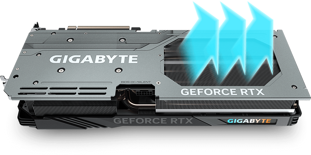 Видеокарта Gigabyte GeForce RTX 4070TI 12288Mb 384 GDDR6X Ret (GV-N407TGAMING OC-12GD) - фото №11