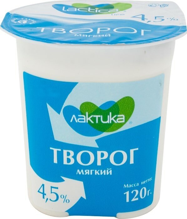 Творог мягкий Лактика 4,5%