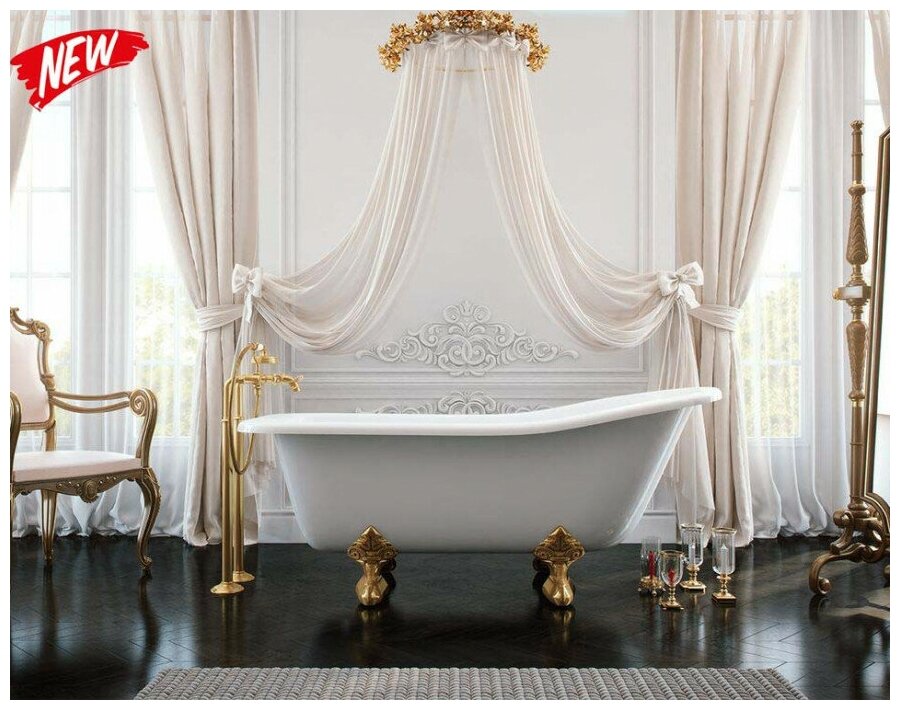 фото Эстет Ванна Эстет Царская 170x73 из искусственного камня