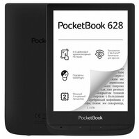 Электронная книга PocketBook 628 Ink Black PB628-P-RU / PB628-P-WW