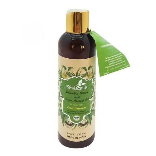 Khadi Organic Кондиционер для волос с кокосовым маслом, шикакай и хной 250 мл