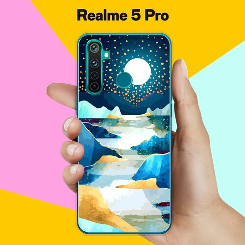 Силиконовый чехол на realme 5 Pro Пейзаж 13 / для Реалми 5 Про силиконовый чехол на realme 5 пейзаж 13 для реалми 5