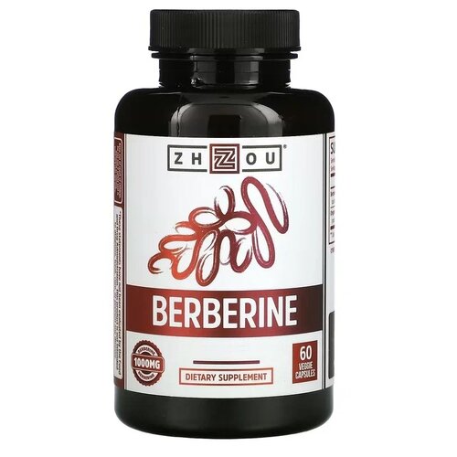 Купить Zhou Nutrition Берберин 1000мг, 60кап. (США, 100% оригинал), female