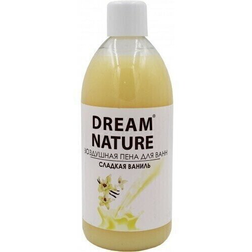 Dream Nature Пена для ванн Сладкая ваниль с ванилью, 1л
