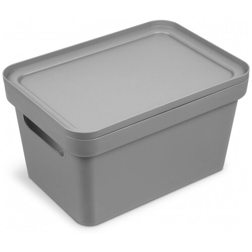 Коробка для хранения фортуна светло-серая 460₽