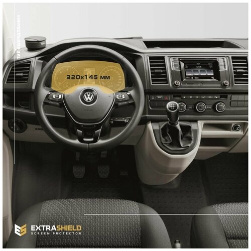 Защитная статическая пленка для приборной панели для Volkswagen Caravelle (T6.1) (глянцевая)