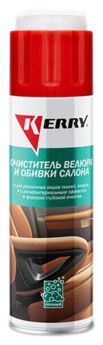 KERRY Очиститель велюра и обивки салона автомобиля KR-977, 0.65 л