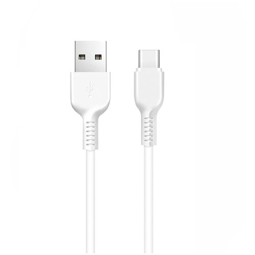 Кабель Hoco X13, Type-C - USB, 3 А, 1 м, белый кабель usb type c hoco x13 easy 1 0м круглый 2 4a силикон цвет белый 1 36 360