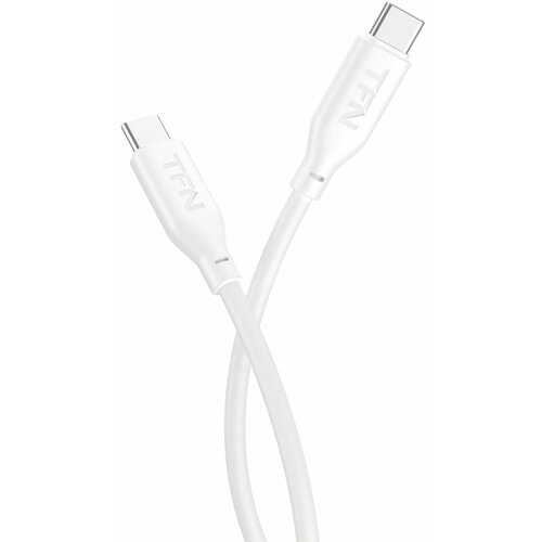 Кабель USB Type-C TFN TypeC-TypeC silicone 1.2m white TFN-C-SIL-CC1M-WH