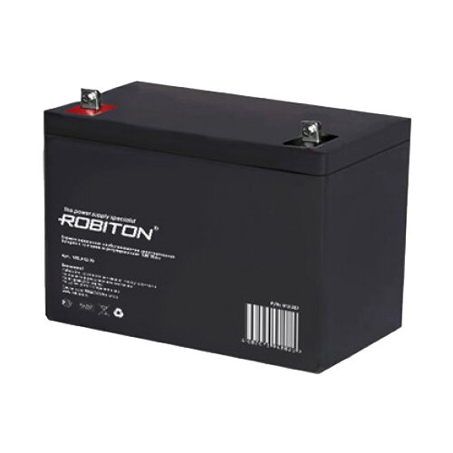 Аккумуляторная батарея ROBITON VRLA12-70 12В 70 А·ч аккумулятор robiton vrla6 12 12000mah 7628