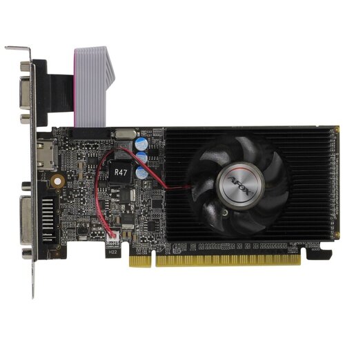 Видеокарта AFOX NVIDIA Geforce GT610 2GB DDR3 PCIE16 AF610-2048D3L7-V6 видеокарта nvidia geforce gt1030 afox 2gb af1030 2048d5l5 v2