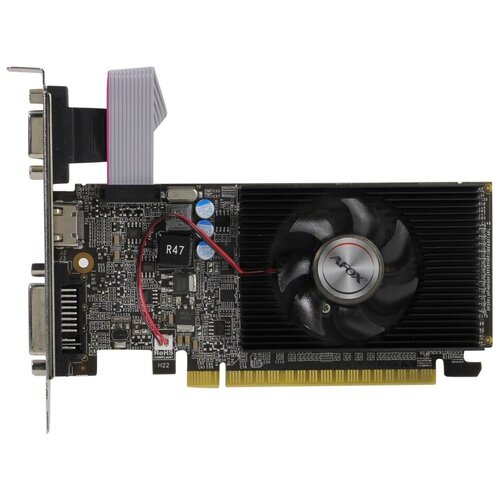 видеокарта afox gt610 2gb ddr3 64bit lp single fan af610 2048d3l7 v6 Видеокарта AFOX NVIDIA Geforce GT610 2GB DDR3 PCIE16 AF610-2048D3L7-V6