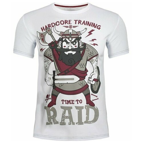 фото Футболка hardcore training, размер s, белый