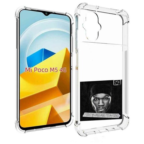 Чехол MyPads 50 Cent - The Kanan Tape для Xiaomi Poco M5 задняя-панель-накладка-бампер