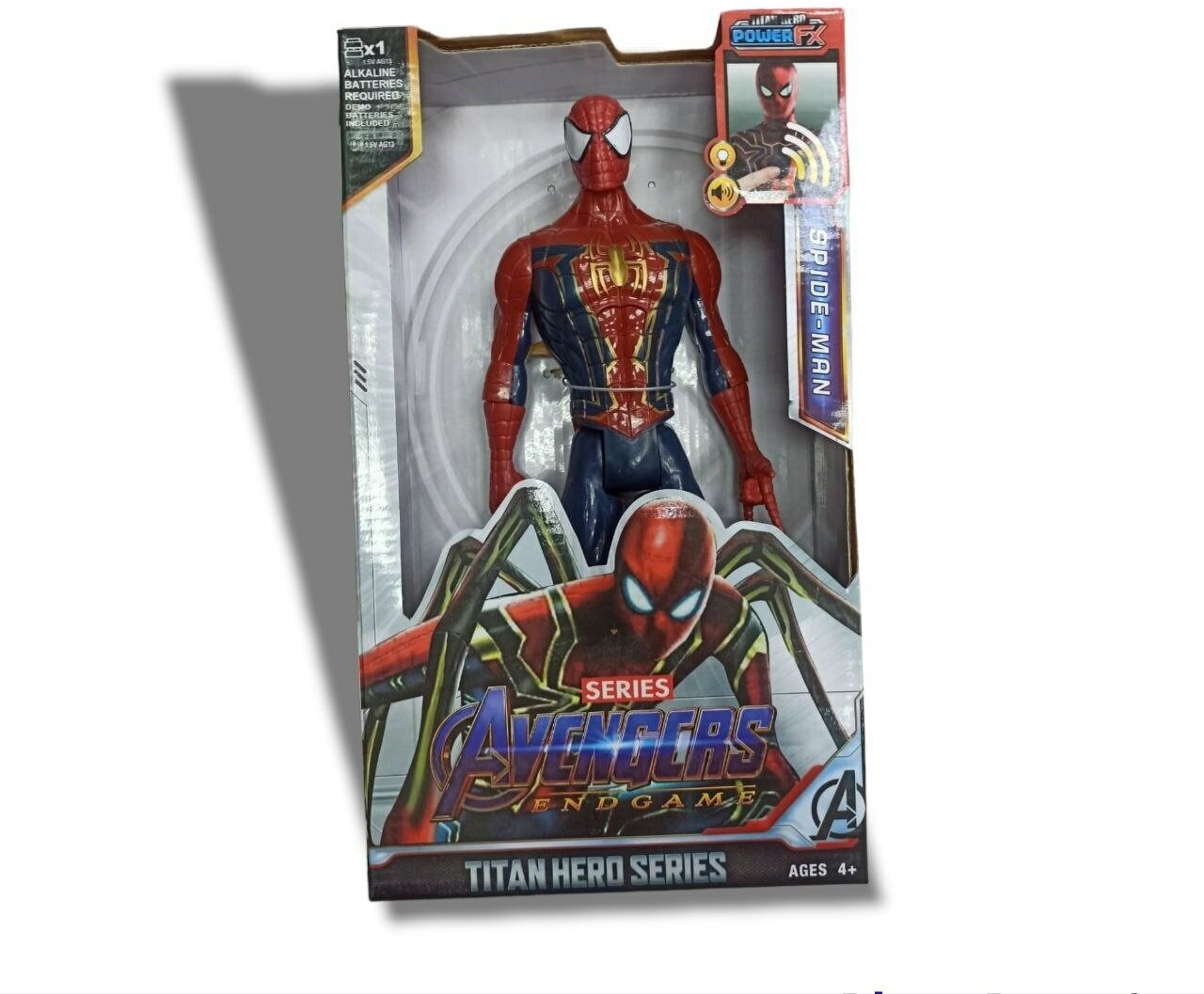 Игровая Фигурка Человек-паук 30 см Мстители свет-звук