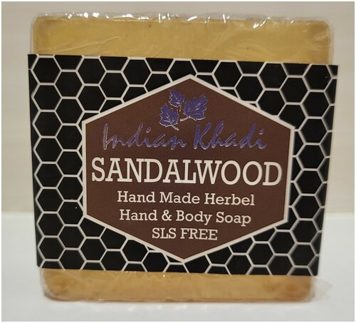 Мыло ручной работы Sandalwood khadi 100 гр