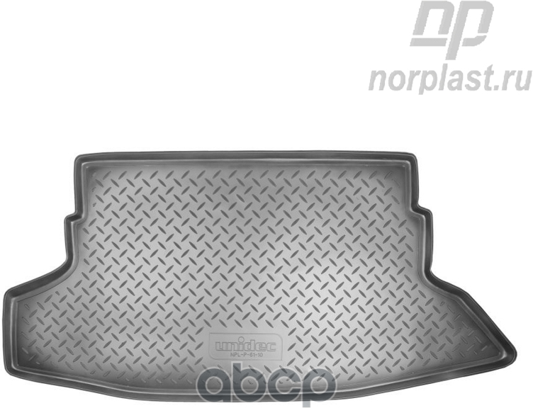 Коврик В Багажник Полиуретан Norplast Nissan Juke 11- Черный 1 Шт. Npl-P-61-10 NORPLAST арт. NPL-P-61-10