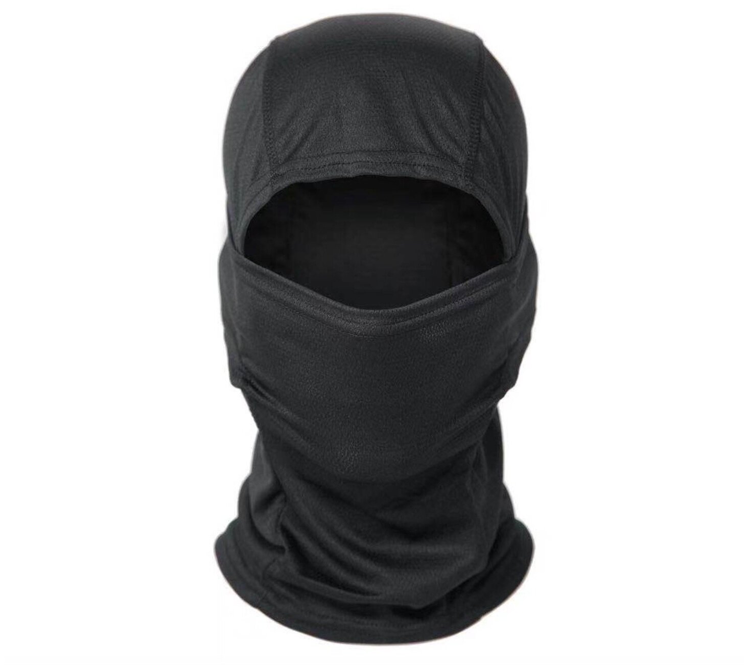 Тактическая черная маска балаклава бафф для головы/лица MyPads M-232105, головной убор под шлем, каску, ветрозащитная, солнцезащитная, пылезащитная.