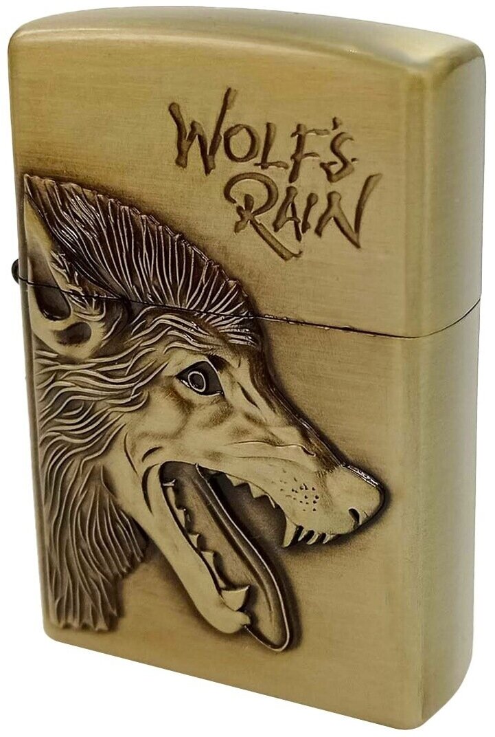 Зажигалка Волк Wolf's Rain бензиновая - фотография № 3
