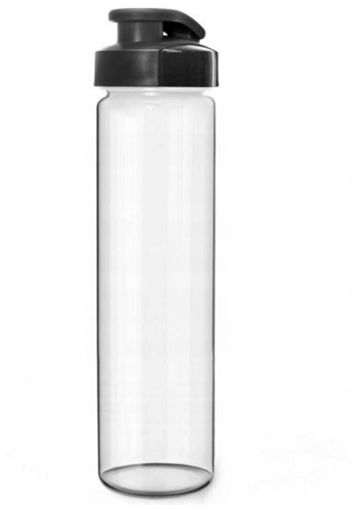 Бутылка для воды и напит."HEALTH AND FITNESS" прямая, 500мл, прозрачная, КК0392(КК0160) WOWBOTTLES