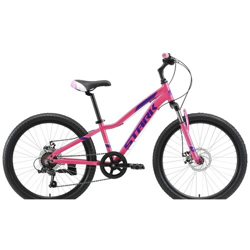Велосипед STARK Bliss 241 D -21г 12 розовый-фиолетовый-белый 2465100₽