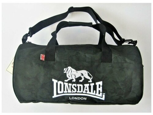 Сумка спортивная LONSDALE 415721, 48х25х25 см, зеленый