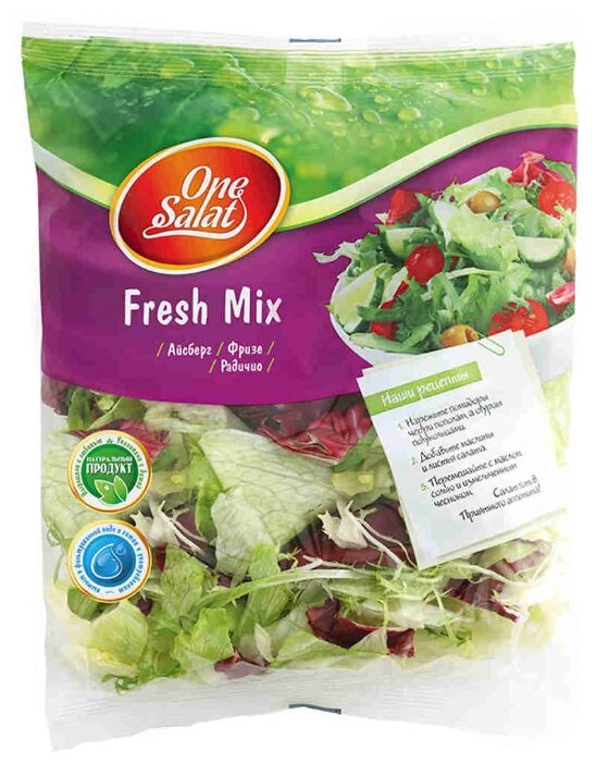 One Salat Салат Fresh Mix, пакет полиэтиленовый