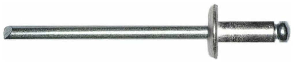 Заклепка вытяжная 4.8х6 мм алюминий/сталь, цинк (25 шт в зип-локе) STARFIX (SMZ1-42326-25) - фотография № 1
