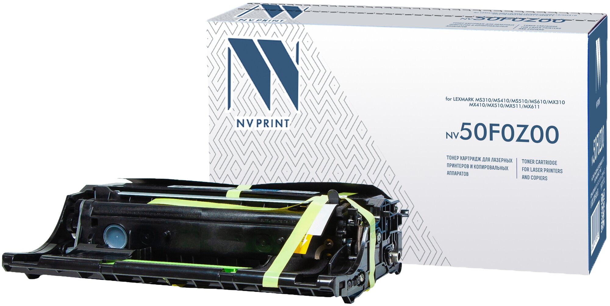 Блок фотобарабана NV Print NV-50F0Z00DU для Lexmark MS310, MS410, MS510, MS610, MX310 (совместимый, чёрный, 60000 стр.)