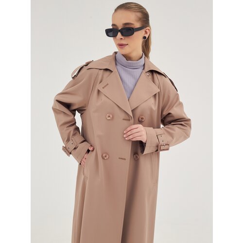 Плащ Fidan, размер 40, коричневый