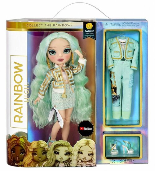 Rainbow High Daphne Minton Mint Light Green Fashion Doll With 2 Outfits Дафна Минтон Мята