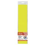 Пористая резина (фоамиран) для творчества, лимонная, 50х70 см, 1 мм, остров сокровищ, 661694 - изображение