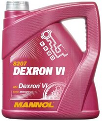 Масло трансмиссионное Mannol DEXRON VI, 4 л